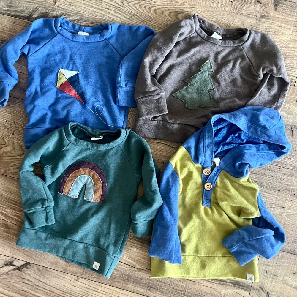 Kids Colorful Graphic Sweatshirts